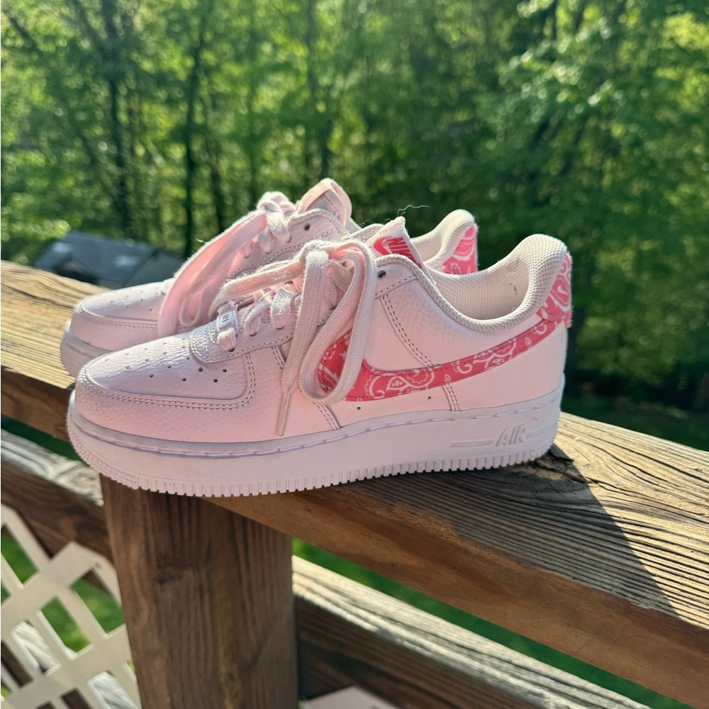 Pink Air Force ones
